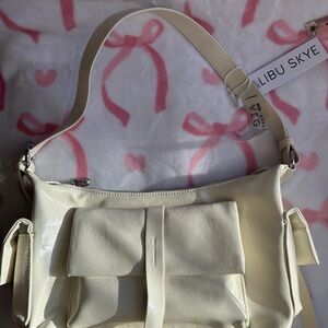Cream Shoulder Bag